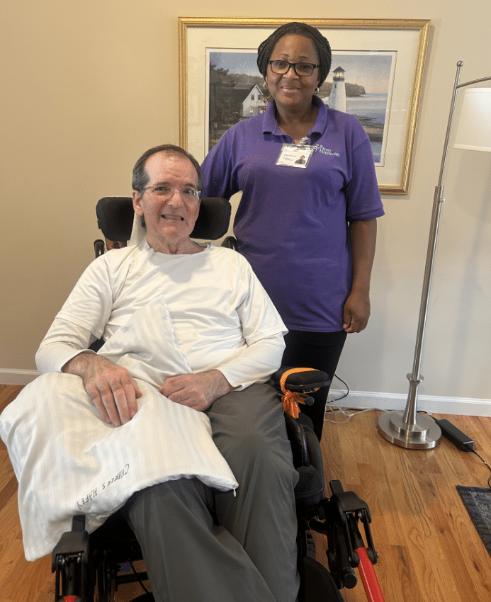 Esther representing Purpose Filled Care at Pansy Homecare