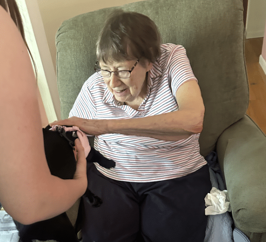 Puppy Visits = Priceless Smiles at Pansy Homecare